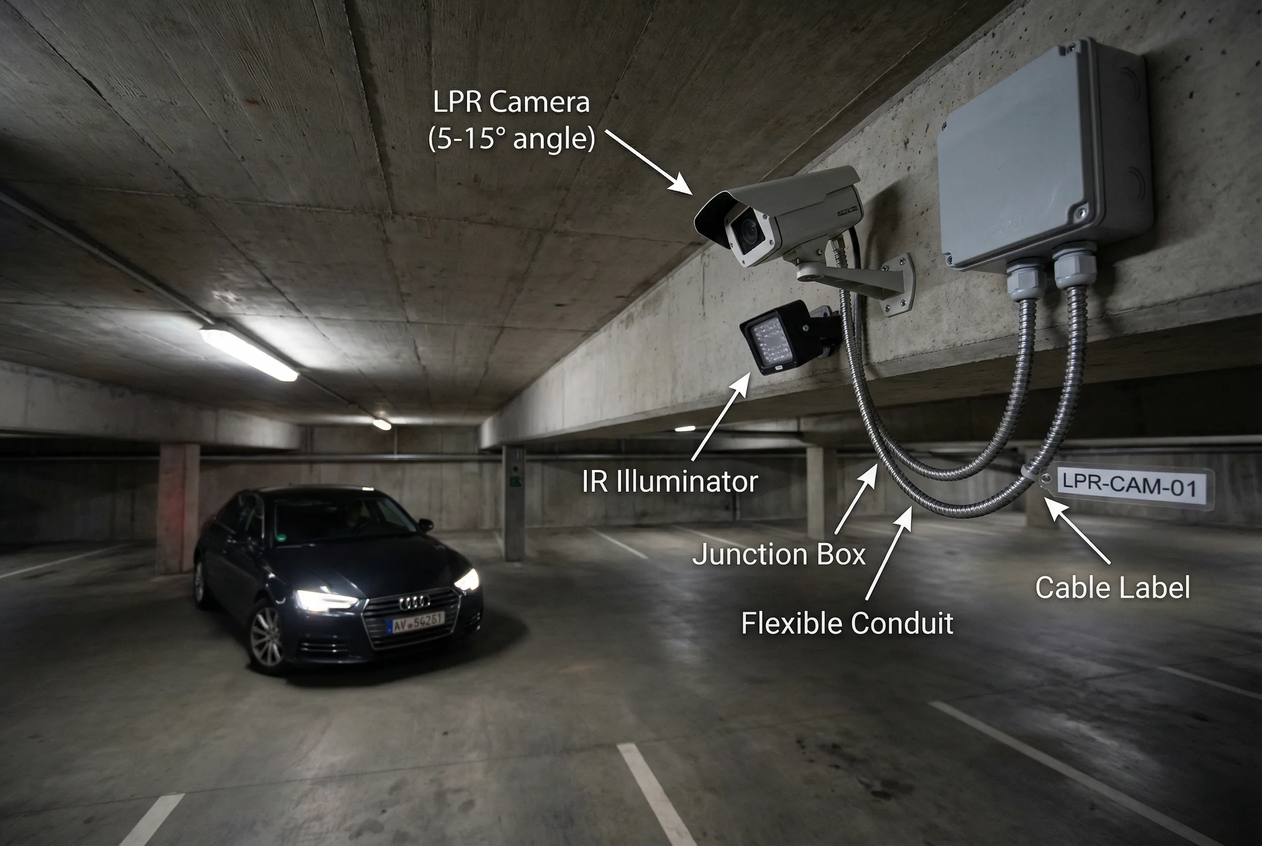 LPR Camera Installation at Entrance