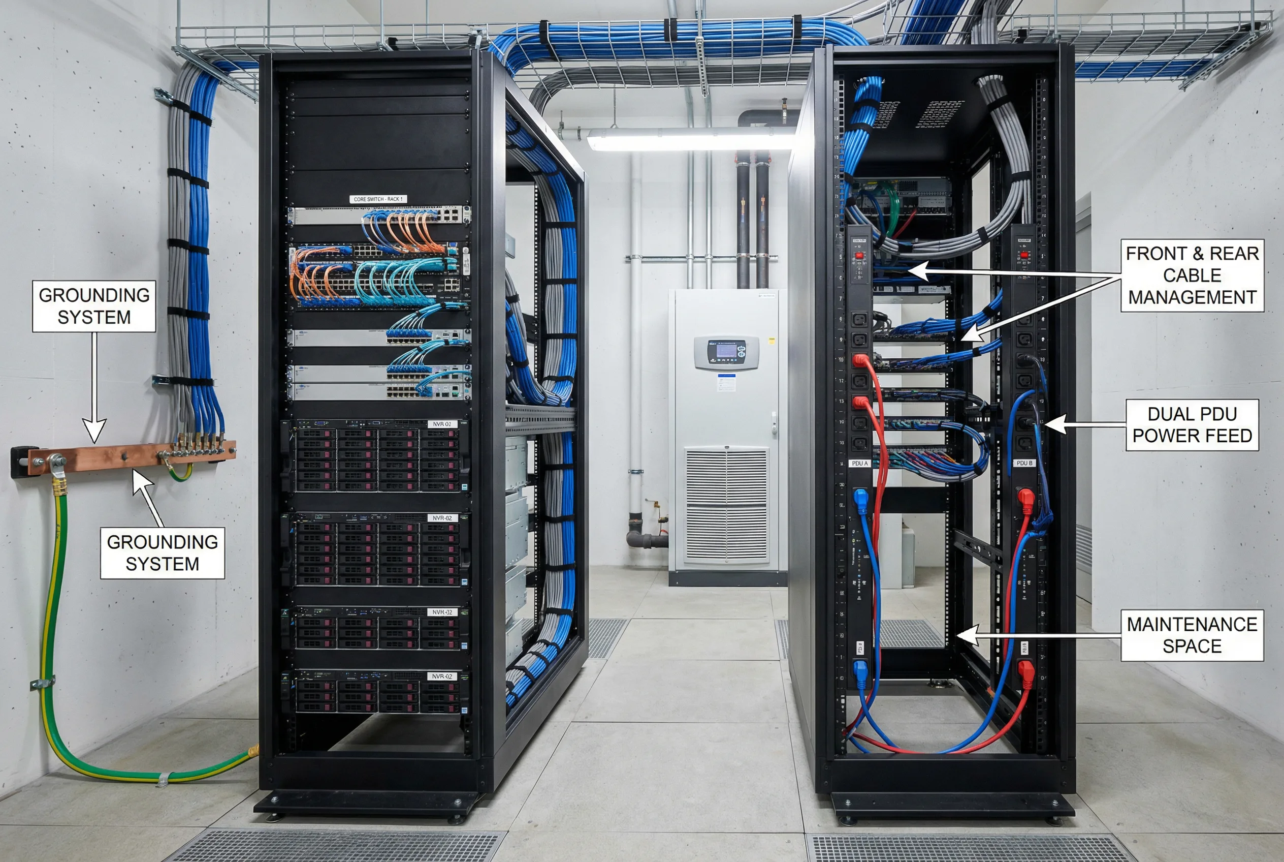 Equipment Room Rack Installation